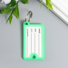 Бирка для ключей на кольце «Идентификатор. Адресат», пластик, МИКС - Фото 2
