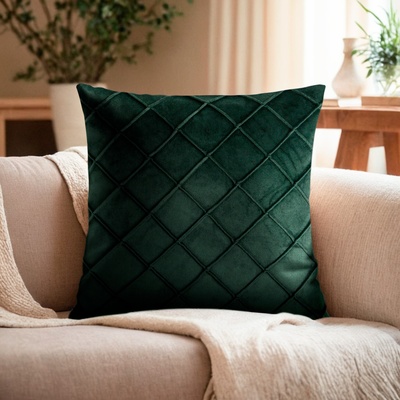 Наволочка декоративная «Этель. Соло», размер 43×43 см, изумрудный