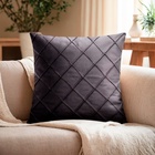 Наволочка декоративная «Этель. Соло», размер 43×43 см, серая - Фото 2