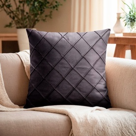 Наволочка декоративная «Этель. Соло», размер 43×43 см, серая