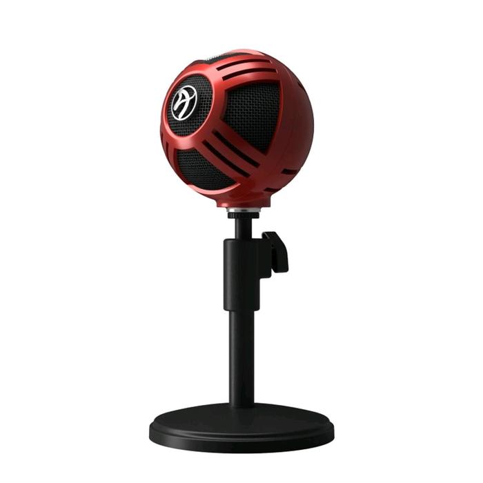 Микрофон компьютерный Arozzi Sfera, 50-16000 Гц, 44 дБ, USB, 1.8 м, красный - фото 51297831