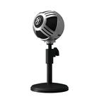 Микрофон компьютерный Arozzi Sfera Pro, 50-16000 Гц, 44 дБ, USB, 1.9 м, серебристый - фото 51297843 Микрофон компьютерный Arozzi Sfera Pro, 50-16000 Гц, 44 дБ, USB, 1.9 м, серебристый - фото 51297843