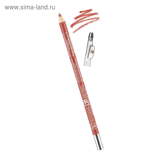 Карандаш для губ с точилкой TF Professional Lipliner Pencil, тон №123 нюд - Фото 1