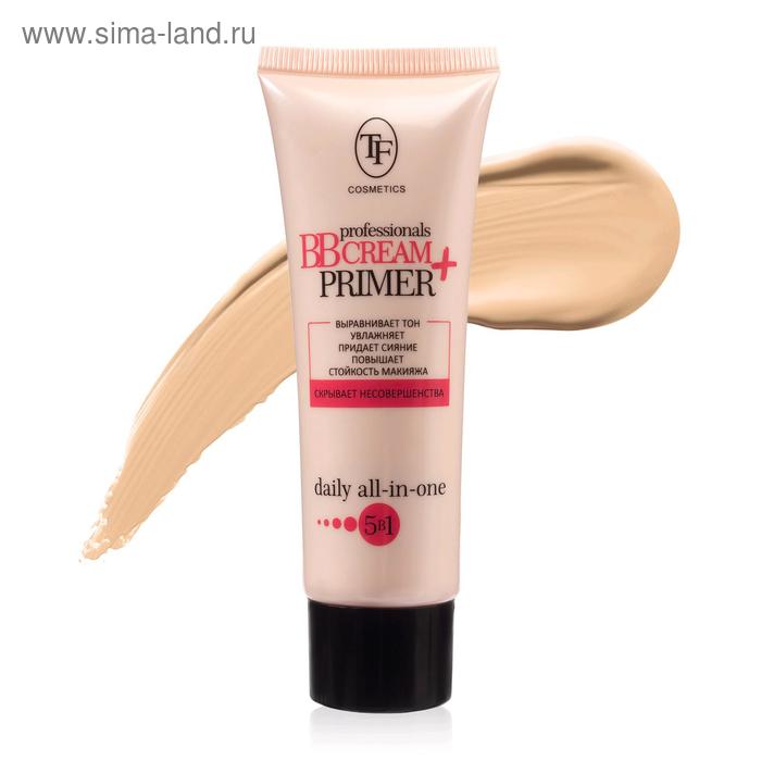 Увлажняющий тональный крем TF Prof BB Cream+Primer, тон 01 светлый - Фото 1