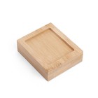 Подставка под серьги, дерево, 1 пара, 5,8×6,8 см, цвет бежевый - фото 21102194