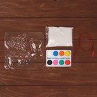 Ёлочные игрушки из гипса «Зимние», 3 фигурки, набор для творчества - Фото 2