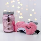 Подарочный набор женский «Новый год: Волшебство»: свеча в банке и маска для сна - Фото 2