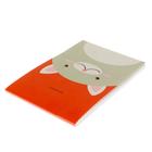 Блокнот А6, 40 листов на клею "Кот. Дизайн-5", обложка мелованный картон, блок офсет 70 г/м2 - Фото 2