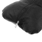 Подушка автомобильная косточка, на подголовник, экокожа, чёрный, 16х24 см - фото 6318734