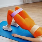 Фитнес-резинка ONLYTOP MEDIUM, 36х8,2х0,3 см, нагрузка 35-45 кг, цвет фиолетовый - Фото 11