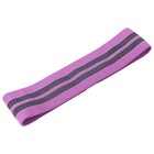 Фитнес-резинка ONLYTOP MEDIUM, 36х8,2х0,3 см, нагрузка 35-45 кг, цвет фиолетовый - Фото 4