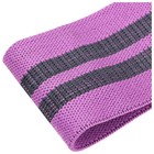 Фитнес-резинка ONLYTOP MEDIUM, 36х8,2х0,3 см, нагрузка 35-45 кг, цвет фиолетовый - Фото 5