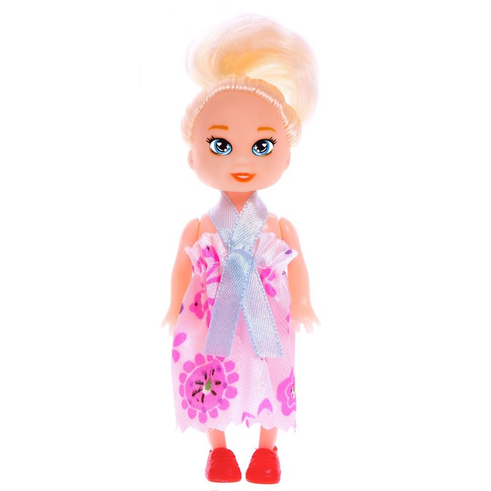Кукла малышка «Ксюша» в платье, МИКС - Фото 1