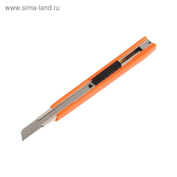 Нож универсальный HARDEN 570301, пластик, выдвижное лезвие, 9 мм - Фото 1
