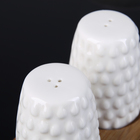 Набор для специй «Рельеф», 2 шт: солонка и перечница, на подставке - Фото 2