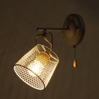 Бра 662404/1 40 Вт E27белый-золото 24×15×22 см - Фото 6