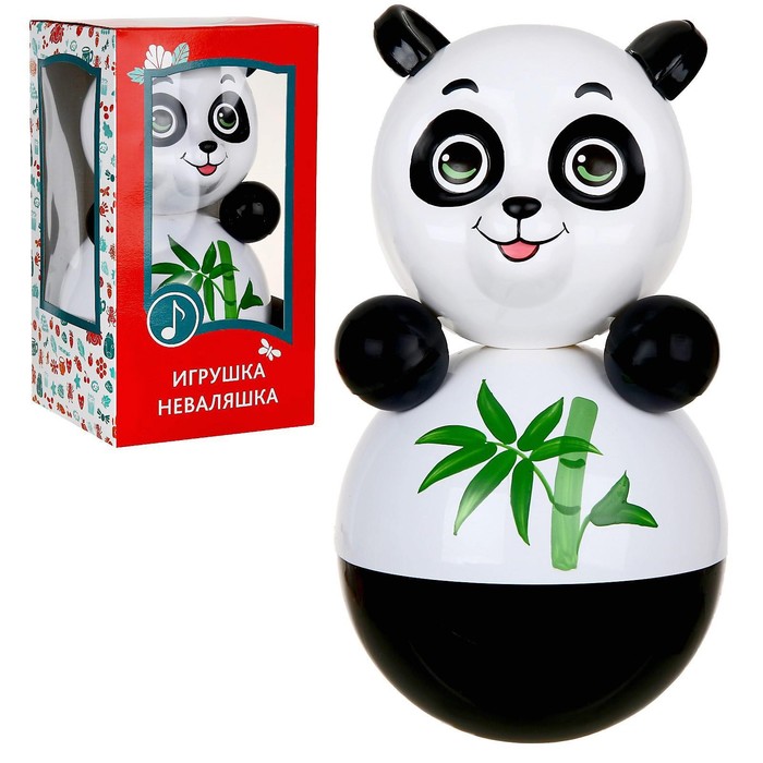 Неваляшка «Панда» в художественной упаковке, МИКС - фото 1906771372