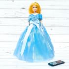 УЦЕНКА Музыкальная кукла «Мери» в голубом платье, поёт, танцует, рассказывает стихи и сказки, управляется с пульта - Фото 2