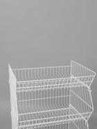 Горка-накопитель из четырёх корзин, 63×43×120, белая - Фото 2