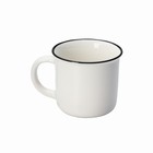 Кружка фарфоровая Доляна «Новый год. Дед Мороз с санками», 380 мл, цвет белый - Фото 2