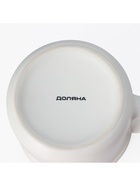 Кружка Доляна «Новый год. Снеговик», 380 мл, фарфор, белая - Фото 4