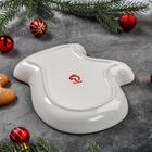 Блюдо сервировочное Доляна «Навстречу Новому году», 20×18×3 см - Фото 3