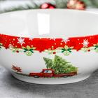 Салатник фарфоровый Доляна «Новогоднее волшебство», 580 мл, d=15,5 см - Фото 4