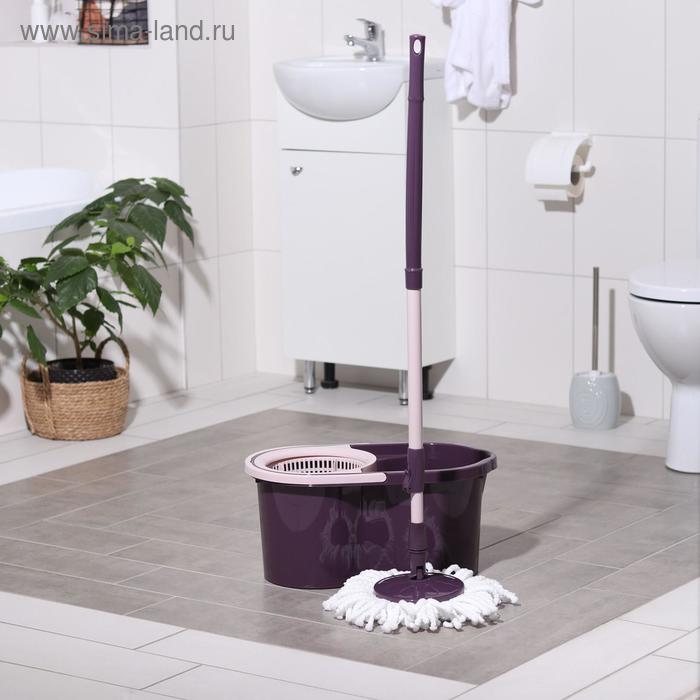 Набор для уборки Eco Mop Style, 14 л, цвет фиолетовый - Фото 1