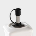 Банки для хранения специй и соусов BellaTenero, 6 предметов: солонка 100 мл, банка 200 мл, соусник 200 мл, на бамбуковой подставке, фарфор, белые - Фото 8