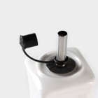 Банки для хранения специй и соусов BellaTenero, 6 предметов: солонка 100 мл, банка 200 мл, соусник 200 мл, на бамбуковой подставке, фарфор, белые - Фото 9