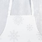 Фартук "Этель" Серебряные снежинки 60х65 см, 100%хл, 190г/м2 - Фото 3