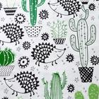 Пелёнка подарочная Крошка Я «Кактусы и ёжики» 75х120 см 5157807