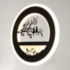 Бра «Птички на ветке» LED 24 Вт 3000-4000К черный 22×3.5×22 см - Фото 2