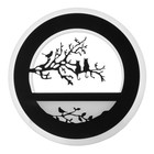 Бра «Птички на ветке» LED 24 Вт 3000-4000К черный 22×3.5×22 см - Фото 4