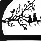 Бра «Птички на ветке» LED 24 Вт 3000-4000К черный 22×3.5×22 см - Фото 5