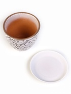 Горшок цветочный Абстракция белая 1 л 5224060