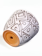 Горшок для цветов «Абстракция», 1 л, d=15 см, h=13 см, керамический, с поддоном, белый - Фото 5