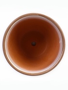 Горшок для цветов «Абстракция», 1 л, d=15 см, h=13 см, керамический, с поддоном, белый - Фото 6