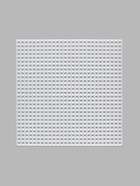 Канва для вышивания «Квадрат», пластиковая, 10.5×10.5 см, 3 шт., белая - Фото 3