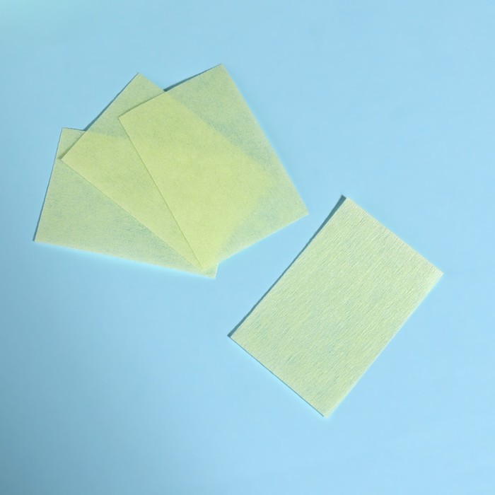 Салфетки для маникюра, безворсовые, плотные, 560 шт, 6 × 4 см, цвет зелёный 20518