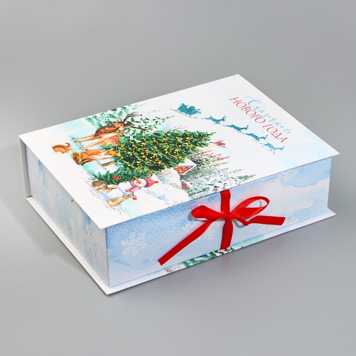 Коробка‒книга «Счастливого Нового Года», 27 х 19,5 х 8 см - Фото 1
