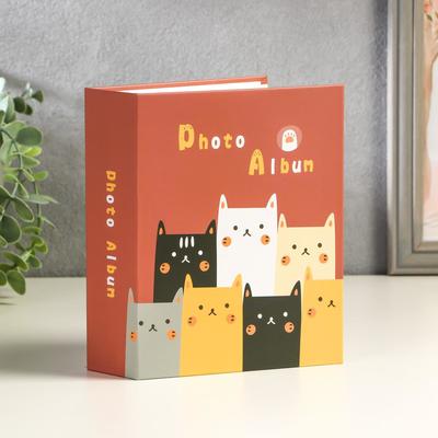 Фотоальбом на 100 фото 10×15 см «Котятки», 18×14×5.5 см