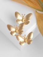 Брошь «Бабочки» трио, цвет матовое золото 5225961