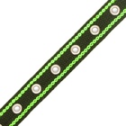 Ошейник брезентовый однослойный, безразмерный, 57×2.5 см, ОШ 25-45 см, хаки, зелёный - Фото 6