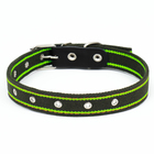 Ошейник брезентовый безразмерный двухслойный, хаки/зелёный, 67×3 см, ОШ до 55 см - Фото 2