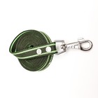 Поводок брезентовый, 2.7 м × 2.5 см, хаки/зелёный - Фото 2