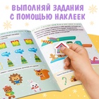 Книжка с наклейками «Новый год в лесу. Зимние игры и задания», 12 стр., более 60 стикеров - Фото 3