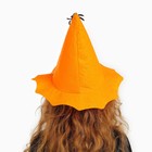 Карнавальная шляпа «Тыковка», с пауком - фото 25494041