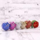 Ёлочные игрушки 6 шт. «Зимнее волшебство. Ракушка» пластик, 5.5 см, МИКС - Фото 2