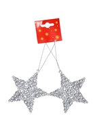 Ёлочные игрушки 2 шт. «Зимнее волшебство. Звезда - магия», 9.5 см, прозрачный - Фото 10